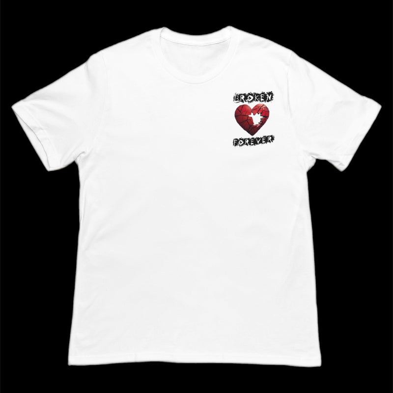 Broken Heart Round Neck T-Shirt